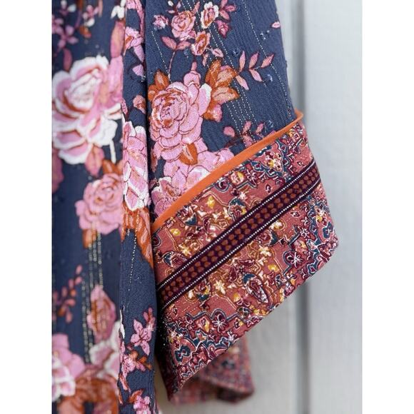 MATILDA JANE Women's NWT Just Imagine Olivia Floral Print Kimono- Size XS/S Boho - Picture 6 of 15
